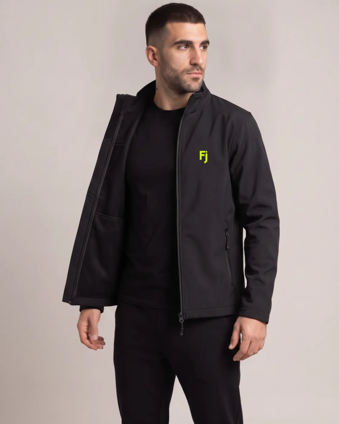 Forjium softshell jacket in a studio photograph