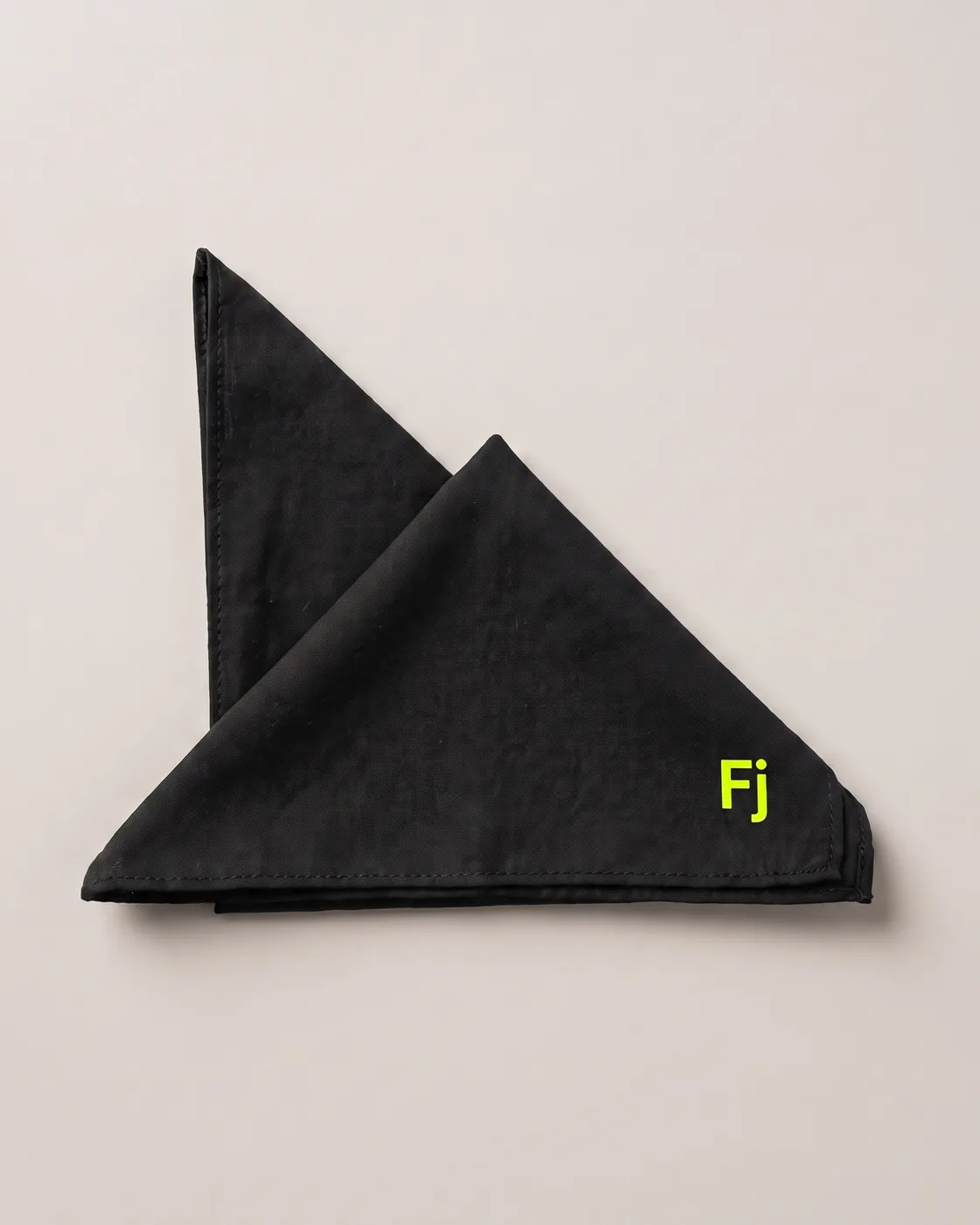 Forjium bandana in a studio photograph