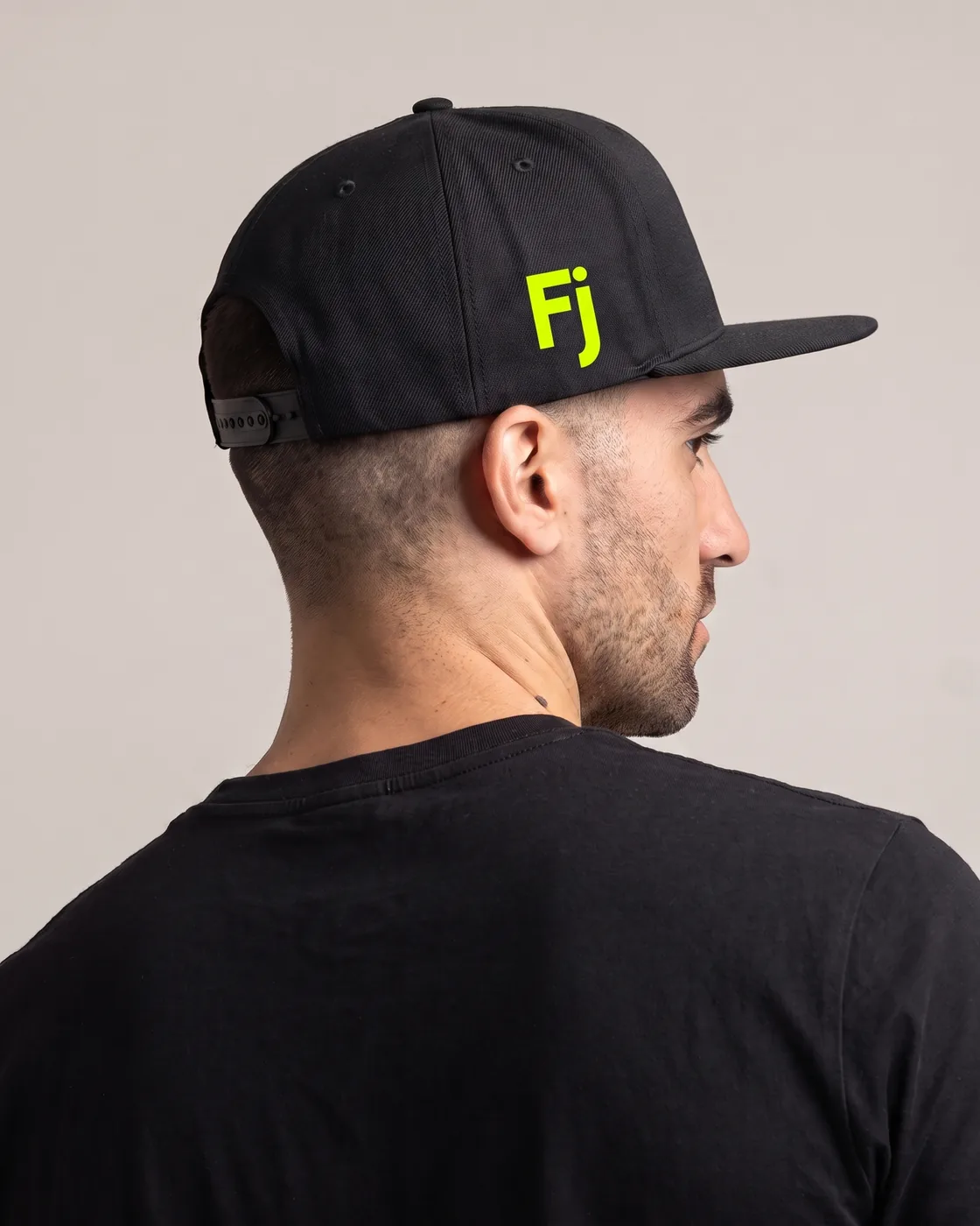 Forjium snapback cap in a studio photograph